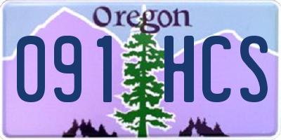 OR license plate 091HCS