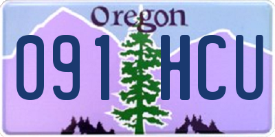 OR license plate 091HCU