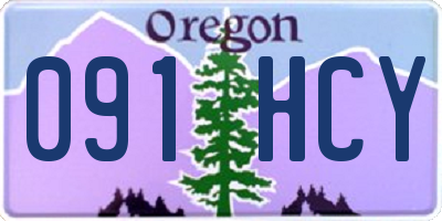 OR license plate 091HCY
