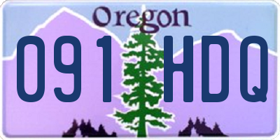 OR license plate 091HDQ