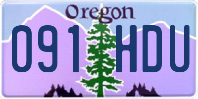 OR license plate 091HDU