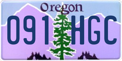 OR license plate 091HGC