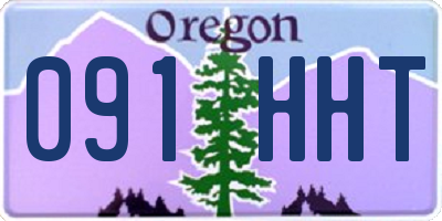 OR license plate 091HHT