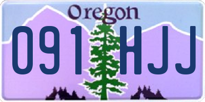 OR license plate 091HJJ