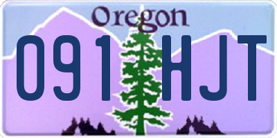 OR license plate 091HJT