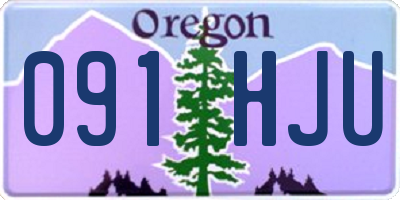 OR license plate 091HJU