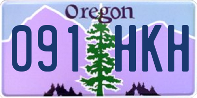 OR license plate 091HKH