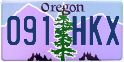 OR license plate 091HKX