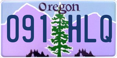 OR license plate 091HLQ