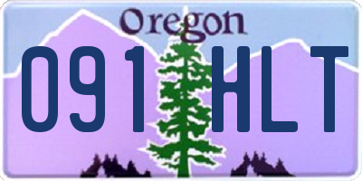 OR license plate 091HLT