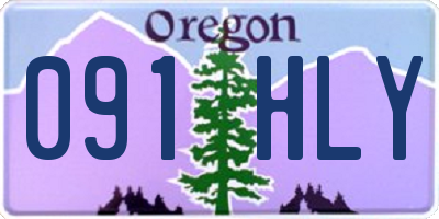 OR license plate 091HLY