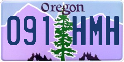 OR license plate 091HMH
