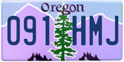 OR license plate 091HMJ
