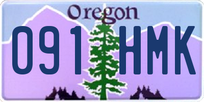 OR license plate 091HMK