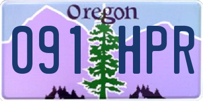 OR license plate 091HPR