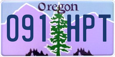 OR license plate 091HPT