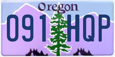 OR license plate 091HQP