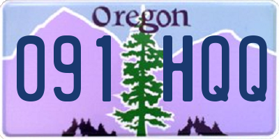 OR license plate 091HQQ