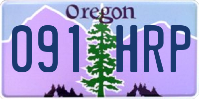 OR license plate 091HRP