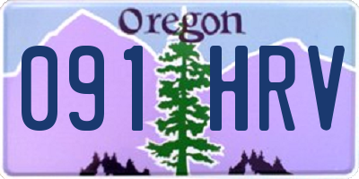 OR license plate 091HRV