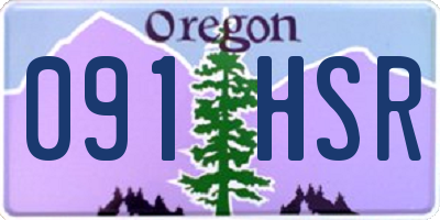 OR license plate 091HSR