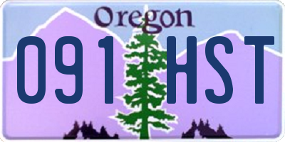 OR license plate 091HST