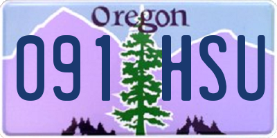 OR license plate 091HSU