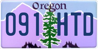 OR license plate 091HTD