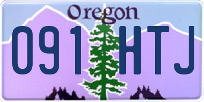 OR license plate 091HTJ