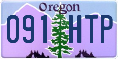 OR license plate 091HTP
