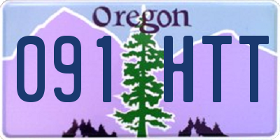 OR license plate 091HTT