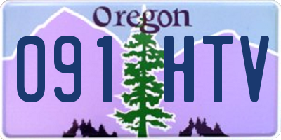 OR license plate 091HTV