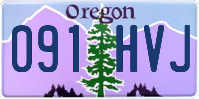 OR license plate 091HVJ