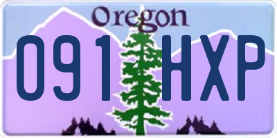 OR license plate 091HXP