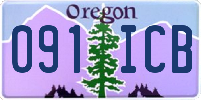 OR license plate 091ICB