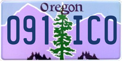 OR license plate 091ICO