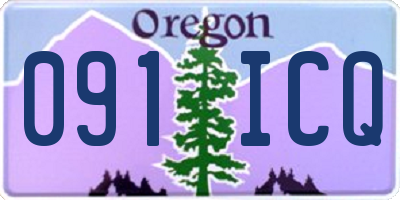 OR license plate 091ICQ