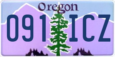 OR license plate 091ICZ