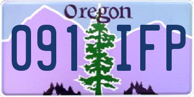 OR license plate 091IFP
