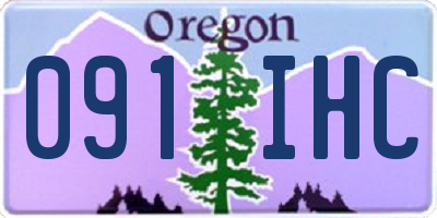 OR license plate 091IHC