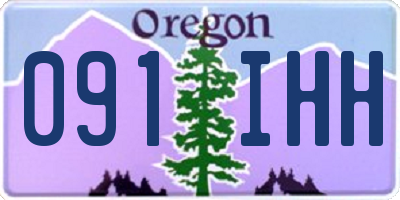 OR license plate 091IHH