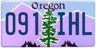 OR license plate 091IHL