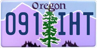 OR license plate 091IHT