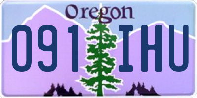 OR license plate 091IHU