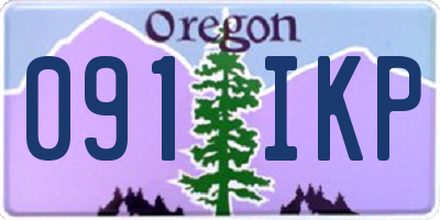 OR license plate 091IKP