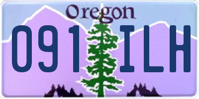 OR license plate 091ILH