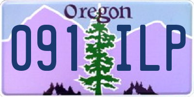 OR license plate 091ILP