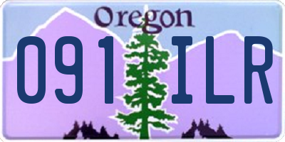 OR license plate 091ILR