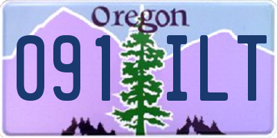 OR license plate 091ILT