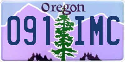 OR license plate 091IMC